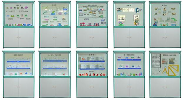 机械工程制图陈列柜 LG-N06型 多媒体智能控制《机械工程制图》陈列柜