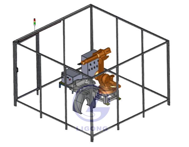 工业机器人喷涂实操工作站