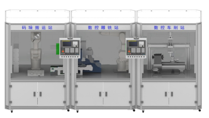 LGJ-SJ04智能机器人模块化数控加工集成制造系统