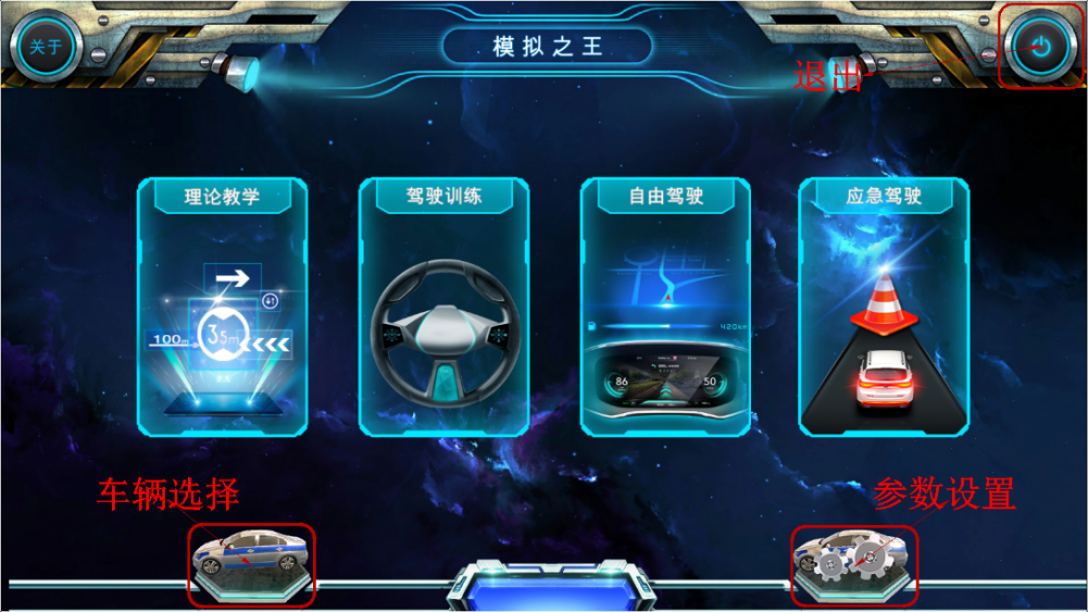 汽车驾驶模拟器系统